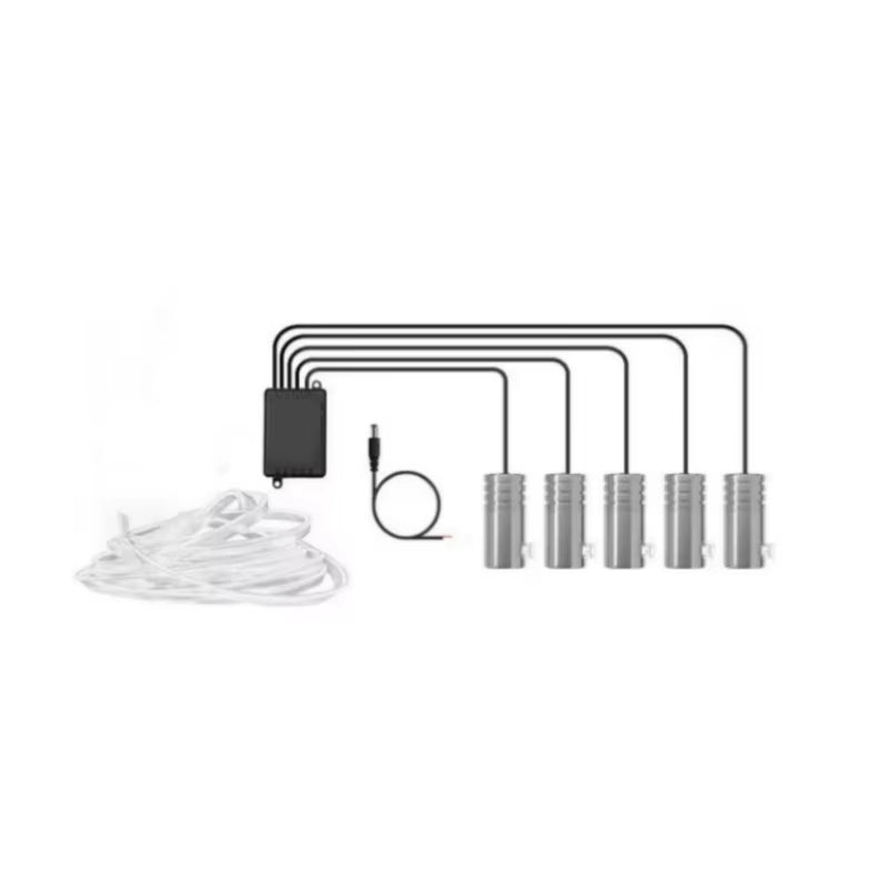 Car Led Lights Interior, Rgb 5 in 1 Ambient Lighting Kits with 236 Inches Fiber Optic, Interior Car Led Strip Lights with Wirele